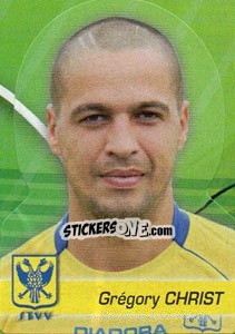 Sticker Gregory Christ - FOOT Belgium 2011-2012 - Panini