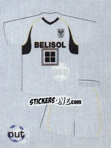 Sticker Kit Away - FOOT Belgium 2011-2012 n. 362 - Panini
