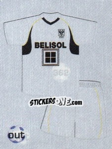 Figurina Kit Away - FOOT Belgium 2011-2012 - Panini