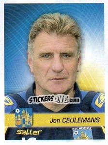 Sticker Entraineur Jan Ceulemans - FOOT Belgium 2011-2012 n. 366 - Panini