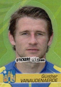 Sticker Gunther Vanaudenaerde - FOOT Belgium 2011-2012 n. 379 - Panini