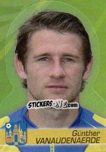 Sticker Gunther Vanaudenaerde - FOOT Belgium 2011-2012 - Panini