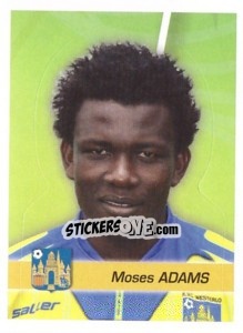 Cromo Moses Adams - FOOT Belgium 2011-2012 - Panini