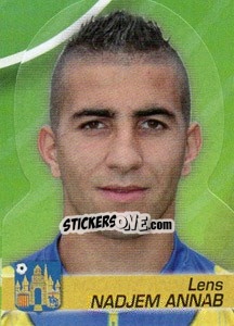 Cromo Lens Nadjem Annab - FOOT Belgium 2011-2012 - Panini