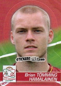 Sticker Brian Tomming Hamalainen - FOOT Belgium 2011-2012 n. 393 - Panini
