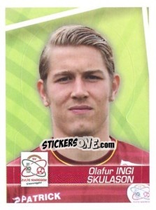 Sticker Olafur Ingi Skulason - FOOT Belgium 2011-2012 - Panini