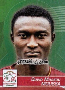 Sticker Ouwo Maazou Moussa - FOOT Belgium 2011-2012 n. 410 - Panini
