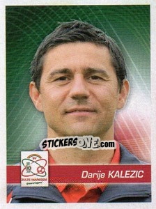 Figurina Entraineur Darije Kalezic - FOOT Belgium 2011-2012 - Panini