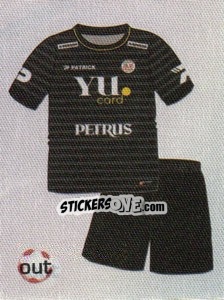 Sticker Kit Away - FOOT Belgium 2011-2012 n. 414 - Panini