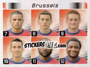 Sticker Equipe - FOOT Belgium 2011-2012 - Panini