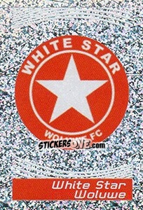 Cromo Embleme White Star Woluwe FC - FOOT Belgium 2011-2012 - Panini