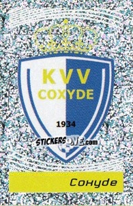 Cromo Embleme KVV Coxyde - FOOT Belgium 2011-2012 - Panini