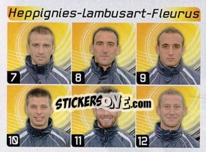 Figurina Equipe RFC Huy - FOOT Belgium 2011-2012 - Panini