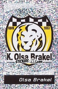 Sticker Embleme Olsa Brakel - FOOT Belgium 2011-2012 - Panini