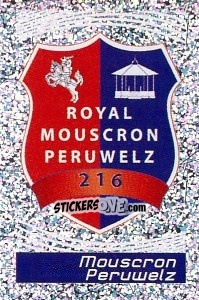 Sticker Embleme Royal Mouscron Peruwelz - FOOT Belgium 2011-2012 - Panini