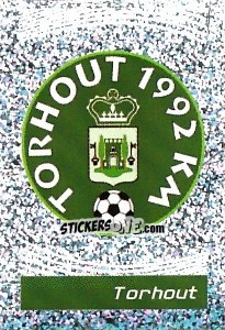 Cromo Embleme Torhout 1992 KM - FOOT Belgium 2011-2012 - Panini