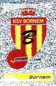 Figurina Embleme KSV Bornem - FOOT Belgium 2011-2012 - Panini