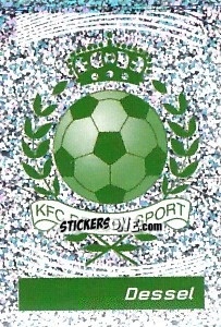 Sticker Embleme KFC Dessel Sport - FOOT Belgium 2011-2012 - Panini