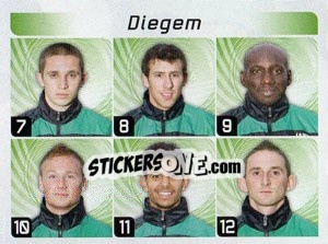 Figurina Equipe - FOOT Belgium 2011-2012 - Panini