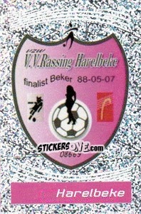 Sticker Embleme Rassing Harelbeke - FOOT Belgium 2011-2012 - Panini