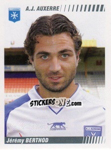 Sticker Jeremy Berthod - FOOT 2008-2009 n. 8 - Panini