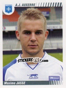 Sticker Maxime Jasse - FOOT 2008-2009 n. 16 - Panini