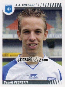 Sticker Benoit Pedretti - FOOT 2008-2009 n. 19 - Panini