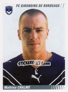 Sticker Matthieu Chalme - FOOT 2008-2009 n. 34 - Panini