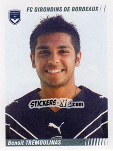 Sticker Benoît Tremoulinas - FOOT 2008-2009 n. 40 - Panini