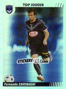 Sticker Fernando Cavenaghi Top Joueur - FOOT 2008-2009 n. 52 - Panini