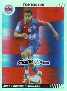 Cromo Juan Eduardo Eluchans - Top Joueur - FOOT 2008-2009 - Panini