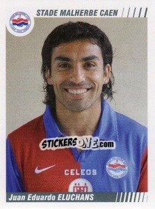 Cromo Juan Eduardo Eluchans - FOOT 2008-2009 - Panini