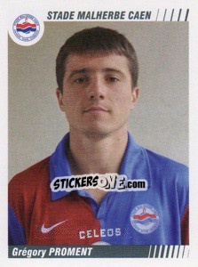 Figurina Gregory Proment - FOOT 2008-2009 n. 73 - Panini