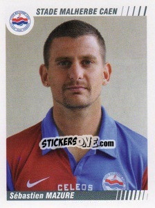 Sticker Sebastien Mazure - FOOT 2008-2009 n. 75 - Panini
