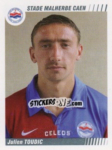 Sticker Julien Toudic - FOOT 2008-2009 - Panini