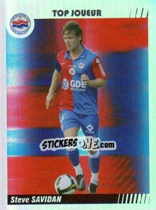Sticker Steve Savidan Top Joueur - FOOT 2008-2009 n. 78 - Panini