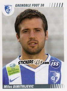 Sticker Milos Dimitrijevic - FOOT 2008-2009 n. 94 - Panini