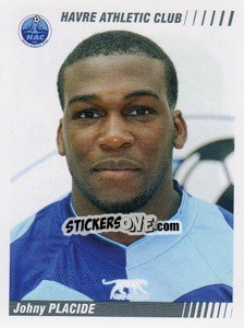 Cromo Johny Placide - FOOT 2008-2009 - Panini