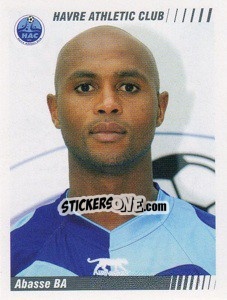 Cromo Abasse Ba - FOOT 2008-2009 - Panini