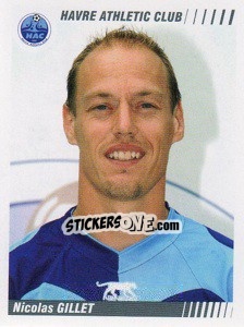 Sticker Nicolas Gillet - FOOT 2008-2009 n. 114 - Panini