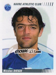 Sticker Nicolas Dieuze - FOOT 2008-2009 n. 122 - Panini