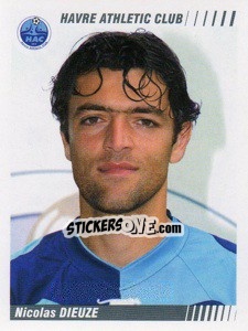 Figurina Nicolas Dieuze - FOOT 2008-2009 - Panini