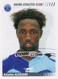 Sticker Amadou Alassane - FOOT 2008-2009 - Panini