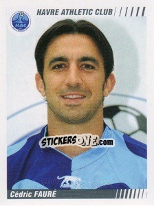 Sticker Cedric Faure - FOOT 2008-2009 - Panini