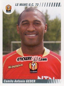 Sticker Camilo Antonio Geder - FOOT 2008-2009 n. 141 - Panini