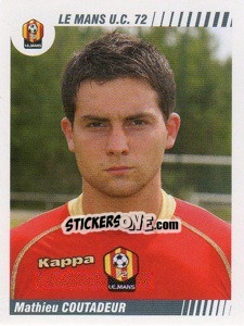 Sticker Mathieu Coutadeur - FOOT 2008-2009 n. 144 - Panini