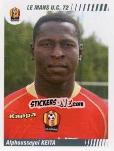 Sticker Alphousseyni Keita - FOOT 2008-2009 n. 146 - Panini