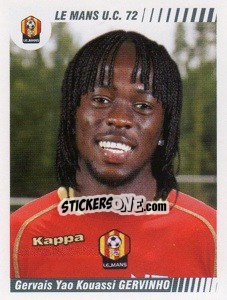 Sticker Gervais Yao Kouassi Gervinho - FOOT 2008-2009 n. 152 - Panini