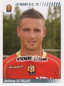Sticker Anthony Le Tallec - FOOT 2008-2009 n. 155 - Panini
