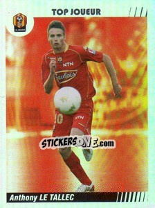 Sticker Anthony Le Tallec - Top Joueur - FOOT 2008-2009 n. 156 - Panini